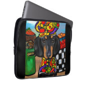 Dackel Laptopschutzhülle (Vorne Rechts)