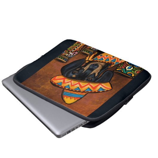 DACKEL LAPTOPSCHUTZHÜLLE (Vorne Knopf)