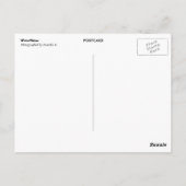 Dackel läuft postkarte (Rückseite)