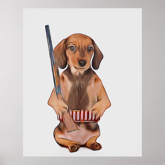 Dackel Leben ist besser mit Weiner Xmas Poster (Vorne)