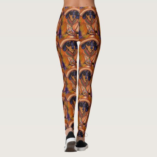 Dackel Leggings (Rückseite)