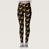 Dackel Leggings (Vorderseite)