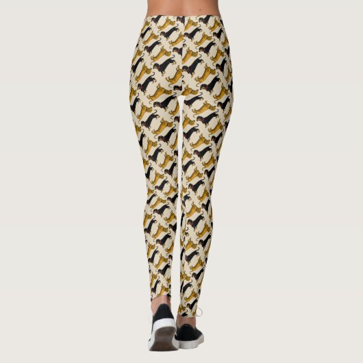 Dackel Leggings (Rückseite)