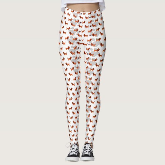 Dackel Leggings (Vorderseite)