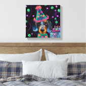 DACKEL LEINWANDDRUCK (Insitu (Schlafzimmer))
