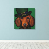 DACKEL LEINWANDDRUCK (Insitu (Holzboden))