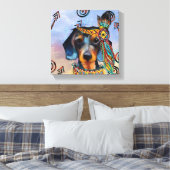 DACKEL LEINWANDDRUCK (Insitu (Schlafzimmer))