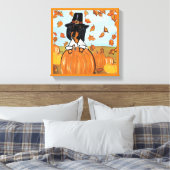 Dackel Leinwanddruck (Insitu (Schlafzimmer))