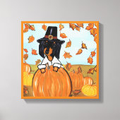 Dackel Leinwanddruck (Vorderseite)