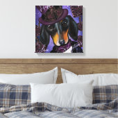 DACKEL LEINWANDDRUCK (Insitu (Schlafzimmer))