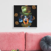 DACKEL LEINWANDDRUCK (Insitu (Wohnzimmer))