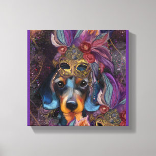 DACKEL LEINWANDDRUCK