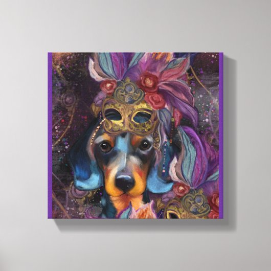 DACKEL LEINWANDDRUCK (Vorderseite)