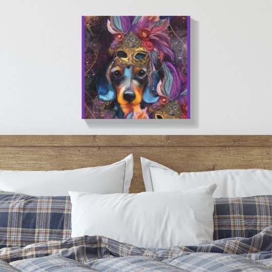 DACKEL LEINWANDDRUCK (Insitu (Schlafzimmer))