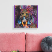 DACKEL LEINWANDDRUCK (Insitu (Wohnzimmer))