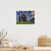 Dackel (LHBT) - Starry Night Poster (Küche)