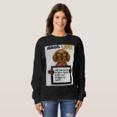 Dackel Liebe 430 Sweatshirt (Vorne ganz)