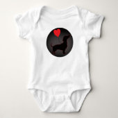 Dackel Liebe Balloon Shirt - Sweet Baby Edition (Vorderseite)