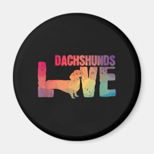 Dackel Liebe Dackel Dackel Hund Magnet
