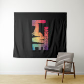 Dackel Liebe Dackel Dackel Hund Wandteppich (Beispiel (Horizontal))