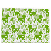 Dackel Liebe Dog Geschenktasche Große Geschenktüte (Rückseite)