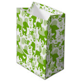 Dackel Liebe Dog Geschenktasche Mittlere Geschenktüte (Vorderseite Schrägansicht)