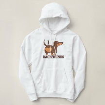 Dackel Liebe Dog Hoodie