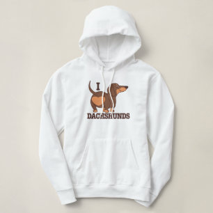Dackel Liebe Dog Hoodie