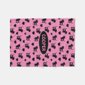 Dackel Liebe Fleece Dog Blanket (Vorderseite (Horizontal))