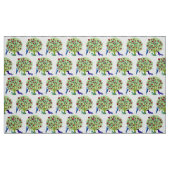 Dackel-Liebe-Garten, rote Herzen, Gewebe Stoff (Fat Quarter (45,7 x 55,9 cm))