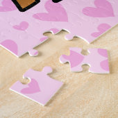 Dackel-Liebe (glatter Mantel) Puzzle (Seite)