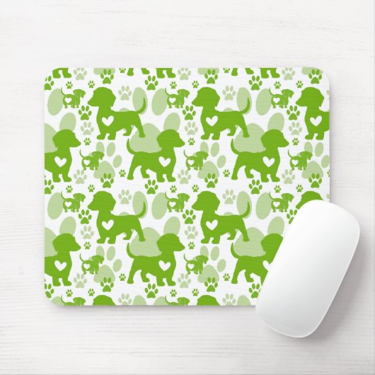 Dackel Liebe Hund Mousepad (Mit Mouse)