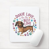 Dackel Liebe ist die beste Liebe Mousepad (Mit Mouse)