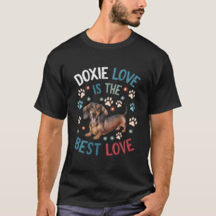 Dackel Liebe ist die beste Liebe T-Shirt