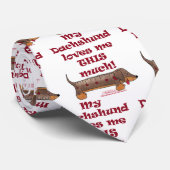 Dackel Liebe Krawatte (Gerollt)