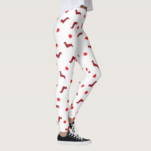 Dackel-Liebe-Leggings Leggings (Rechts)
