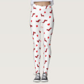 Dackel-Liebe-Leggings Leggings (Vorderseite)