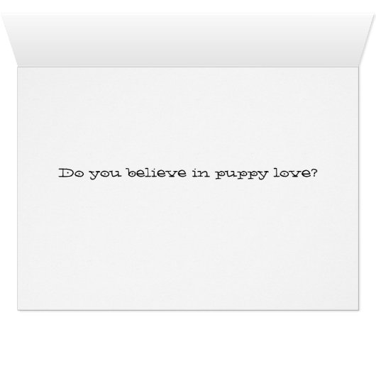 Dackel Liebe mit Herzen (Innenansicht Horizontal (Unten))