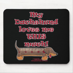 Dackel Liebe Mousepad