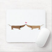 Dackel-Liebe Mousepad (Mit Mouse)