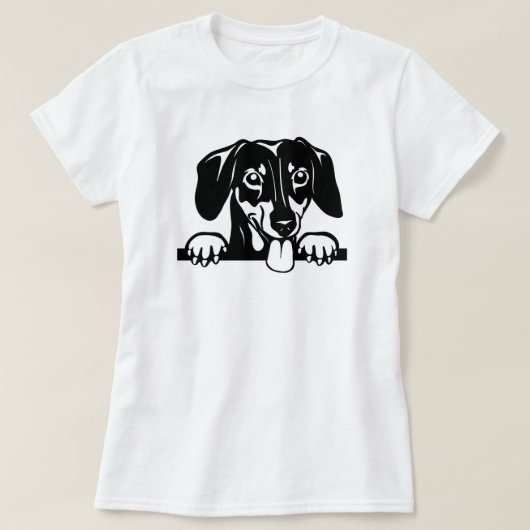 Dackel Liebe T - Shirt (Design vorne)