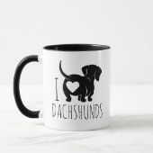 Dackel Liebe Tasse (Links)