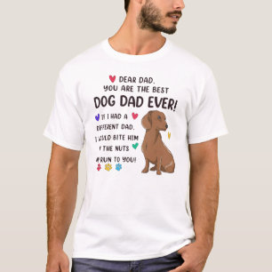 Dackel liebe Vater Sie sind die besten T-Shirt