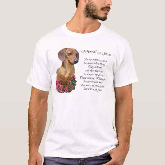Dackel Liebhaber Geschenke T-Shirt (Vorderseite)