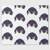 Dackel Liebhaber Geschenkpapier (Flach)