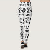 Dackel-Liebhaber-Leggings Leggings (Rückseite)
