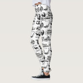 Dackel-Liebhaber-Leggings Leggings (Links)