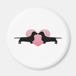 Dackel Liebhaber Magnet