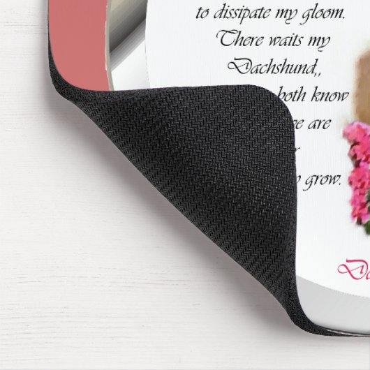 Dackel liebt Dackel Mousepad (Ecke)