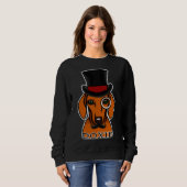 Dackel Liebt Gentleman Dackel Sweatshirt (Vorne ganz)